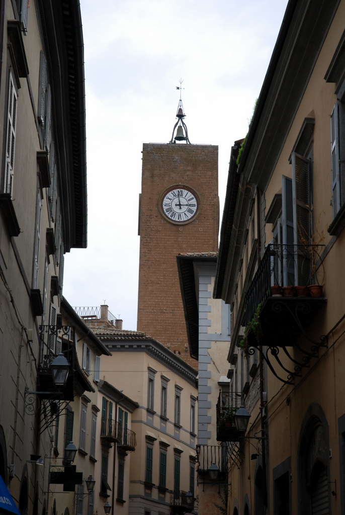 Torre del Moro, Orvieto, Ombrie, Italie.