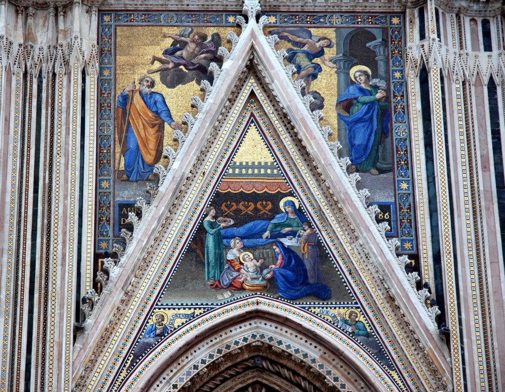 Cathédrale d’Orvieto, Orvieto, Ombrie, Italie.