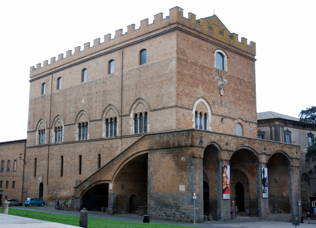 Palazzo Soliano, Orvieto, Ombrie, Italie.