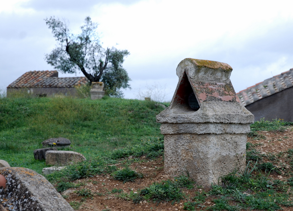 Nécropole de Monterozzi, Tarquinia, Latium, Italie.