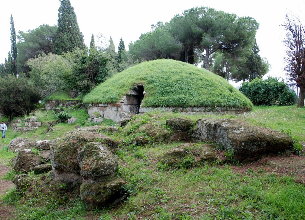 Necropoli di Banditaccia, Cerveteri, Latium, Italie.