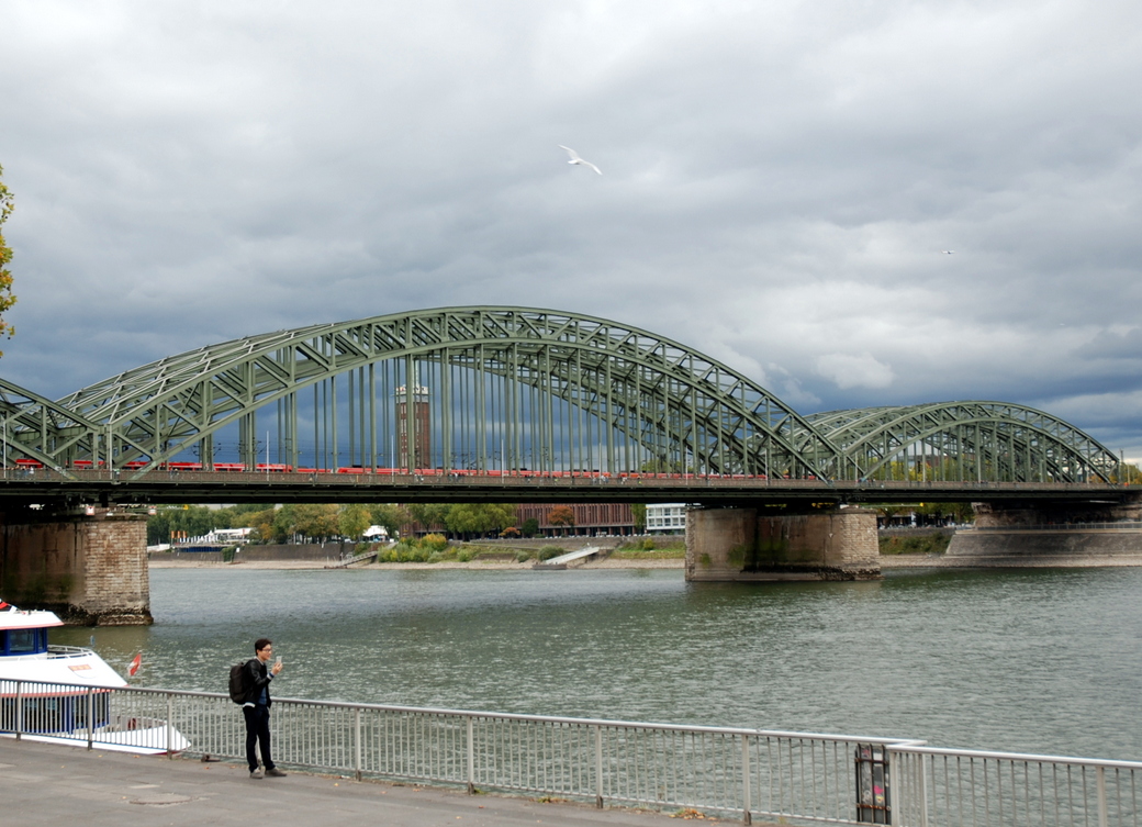 Pont Hohenzollern, Cologne, Allemagne