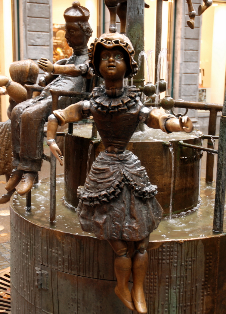 Fontaine des poupées, Aix-la-Chapelle, Allemagne