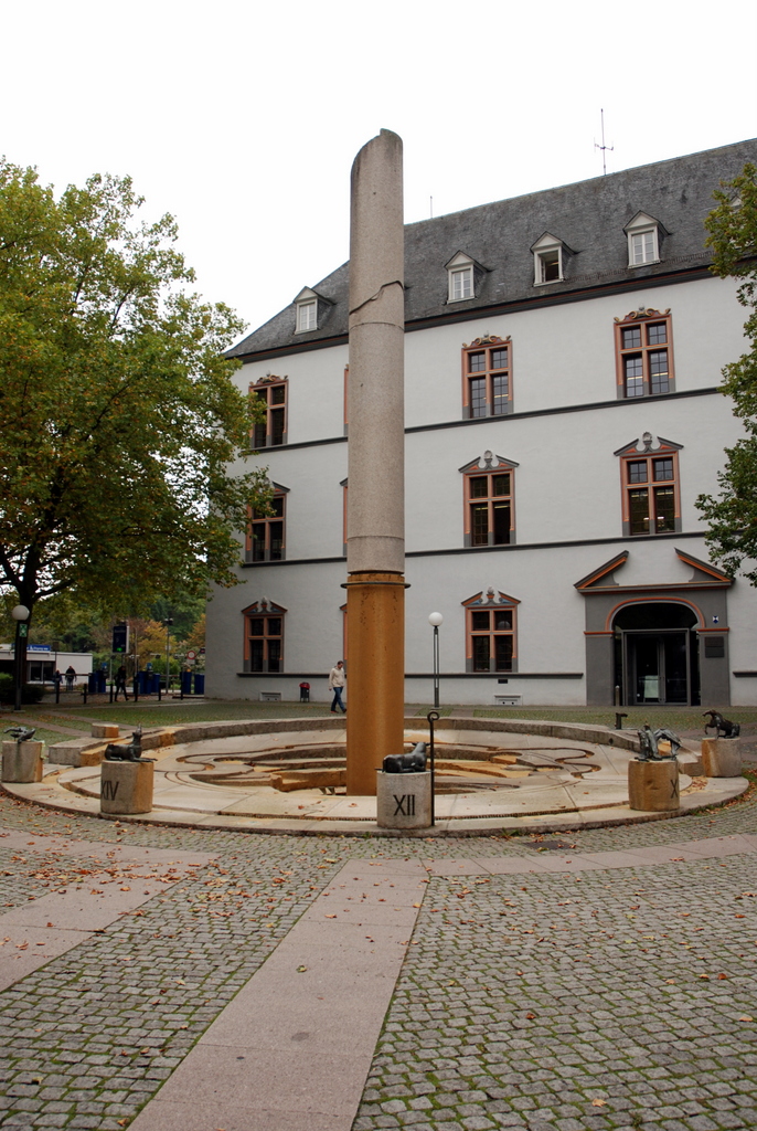 Wasseruhr Brunnen, Trèves, Allemagne