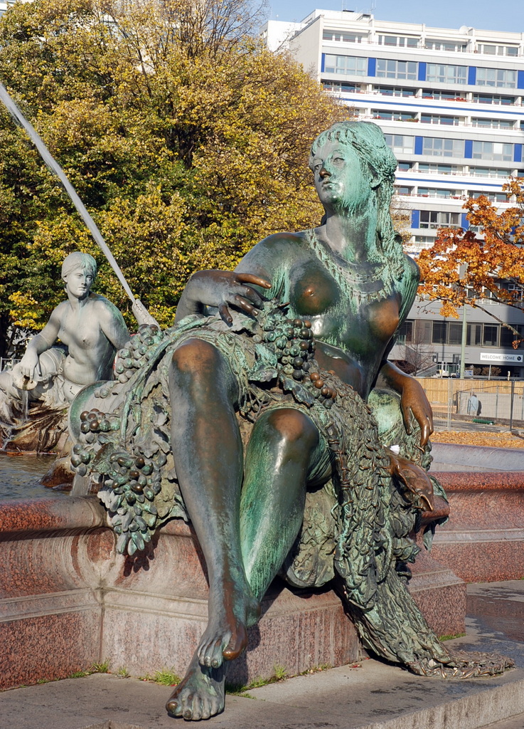 Fontaine de Neptune, Berlin, Allemagne
