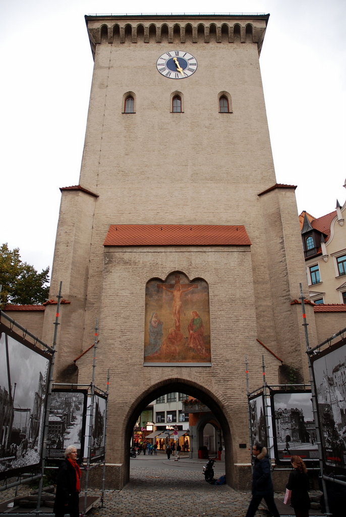 Porte Osartor, Munich, Bavière, Allemagne