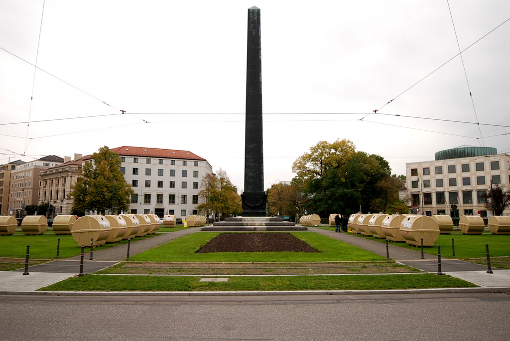 Karolinenplatz, Munich, Bavière, Allemagne