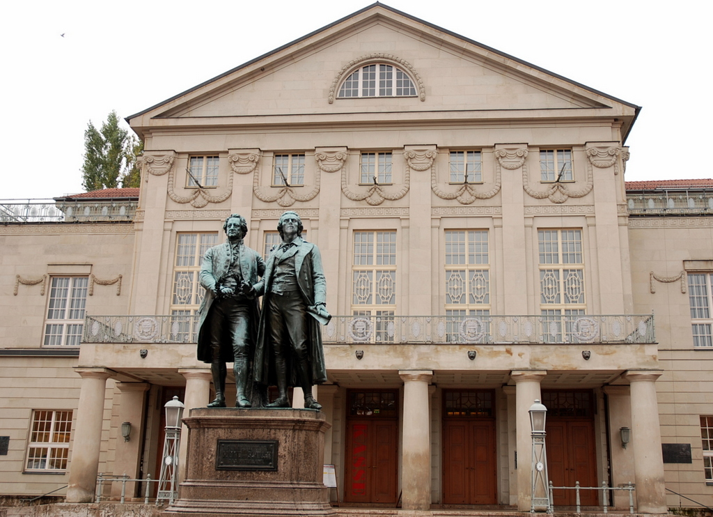 Théâtre national allemand, Weimar, Thuringe, Allemagne
