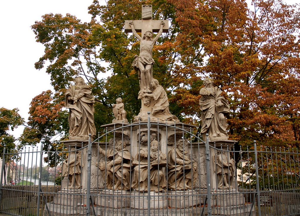 La crucifixion, Bamberg, Bavière, Allemagne