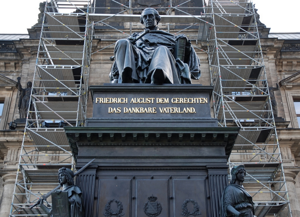 Monument de Friedrich August, Dresde, Saxe, Allemagne