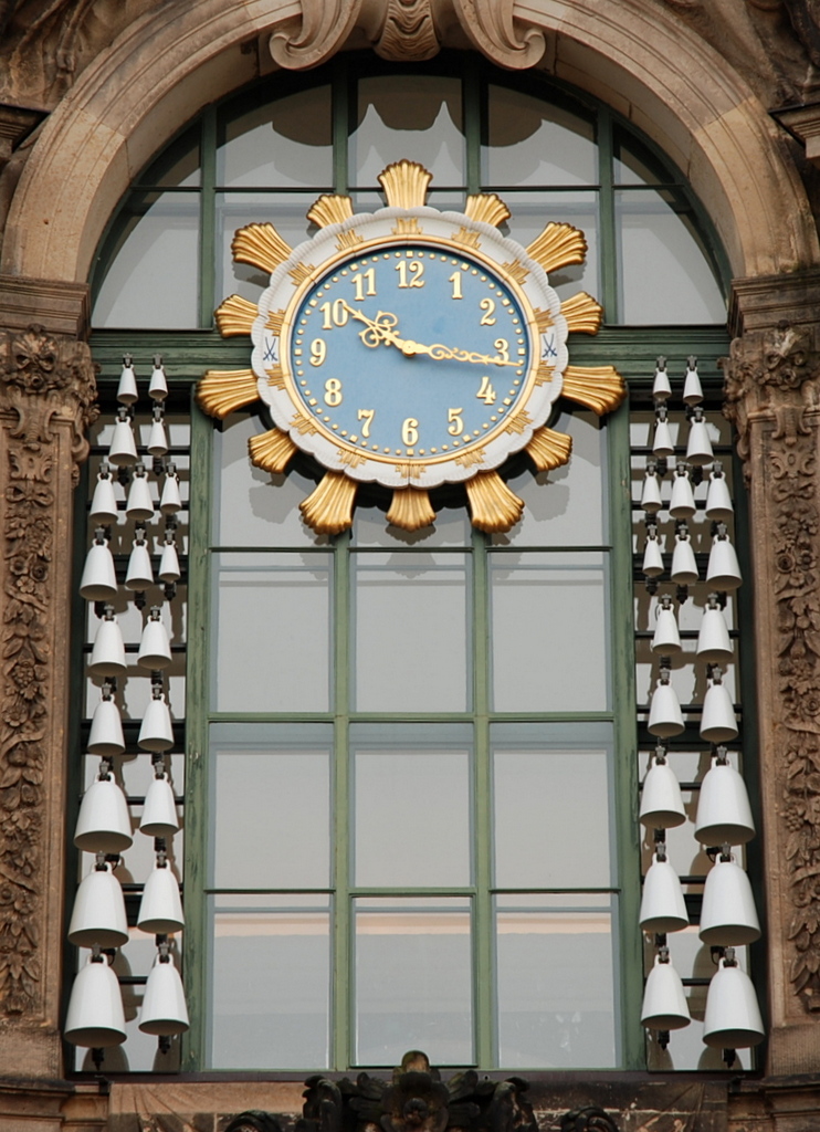 Glockenspielpavillon, Zwinger, Dresde, Saxe, Allemagne