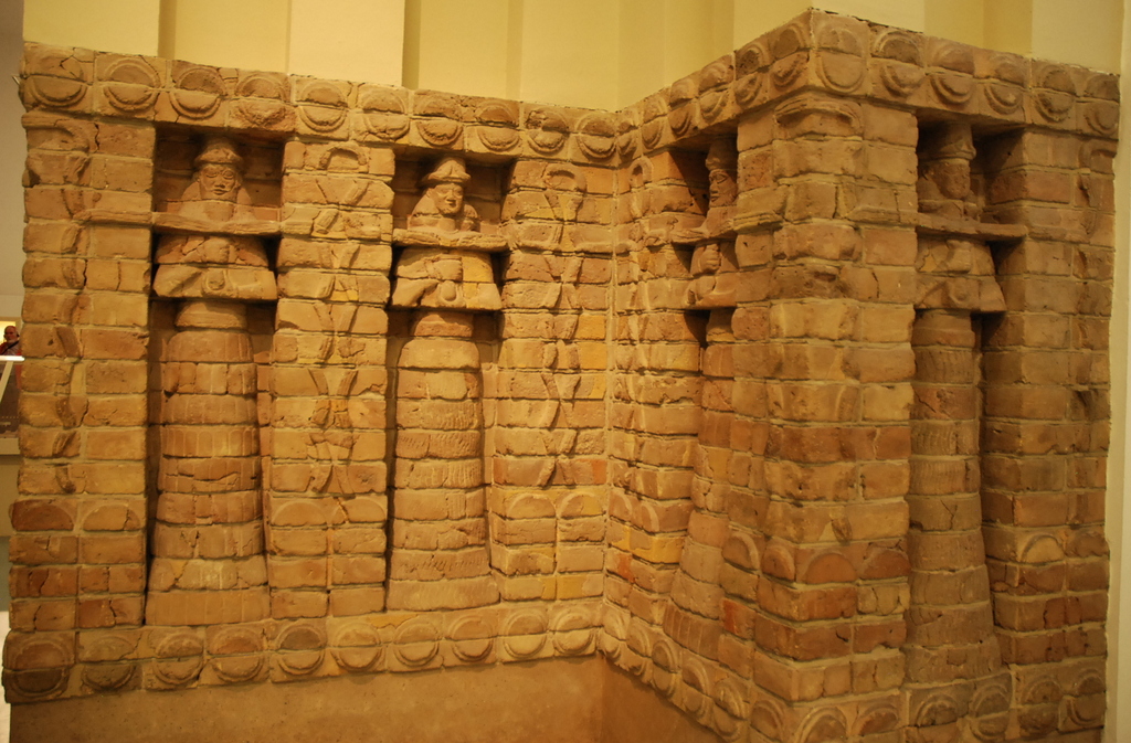 Façade d’un temple édifié à Uruk, Musée de Pergame, Berlin, Allemagne