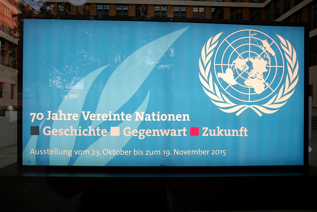 Les 70 ans des Nations Unies, Berlin, Allemagne