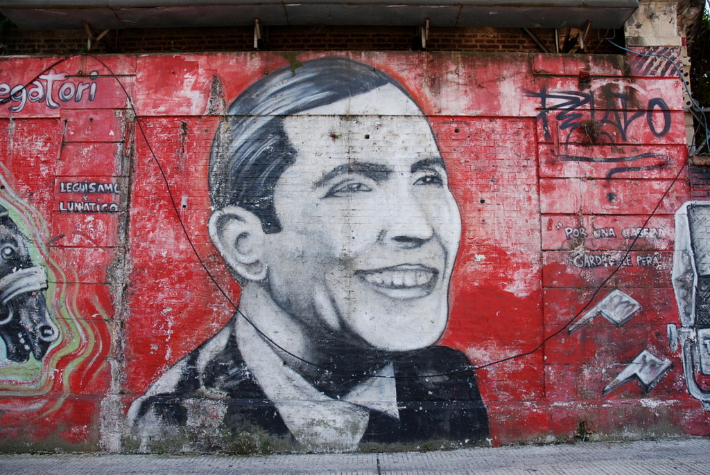 Murale Carlos Gardel, Buenos Aires, Argentine