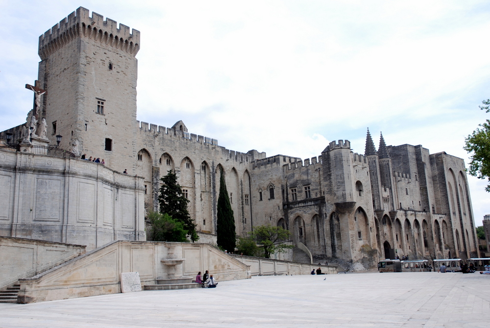 Le palais des papes d'Avignon, Avignon, France