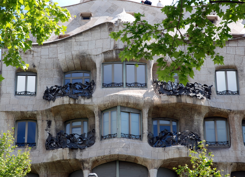 Casa Milà, Barcelone, Espagne.