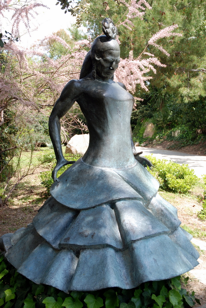 Statue de Carmen Amaya, Montjuïc, Barcelone, Espage