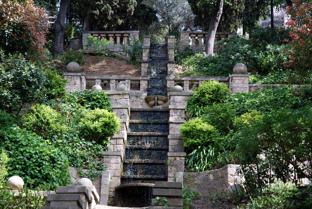 Jardin de Laribal, Montjuïc, Barcelone, Espage