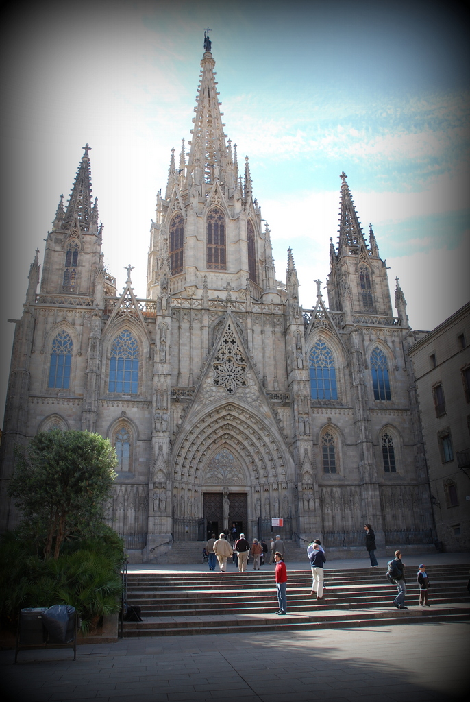 Cathédrale, Barcelone, Espagne.