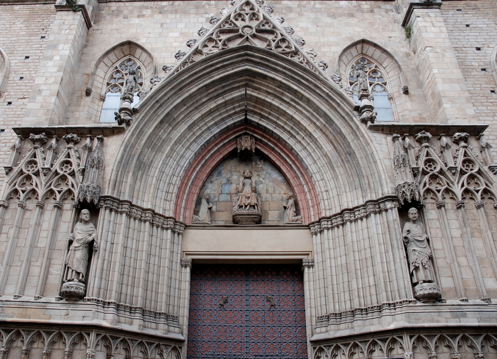 L’Església Santa Maria del Mar, Barcelone, Espagne