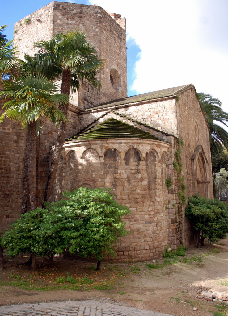 Església de Sant Pau del Camp, Barcelone, Espagne.