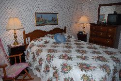 Chambre dans une maison abritant un « Bed and Breakfast » à Charlottetown, Île-du-Prince-Édouard.