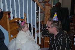 Célébration du baptême et du 2e anniversaire de naissance de Chloé.