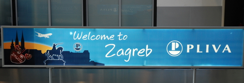Aéroport de Zagreb.