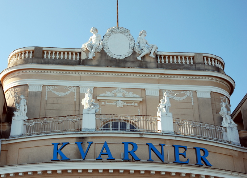 Hôtel Kvarner, Opatija, Croatie.