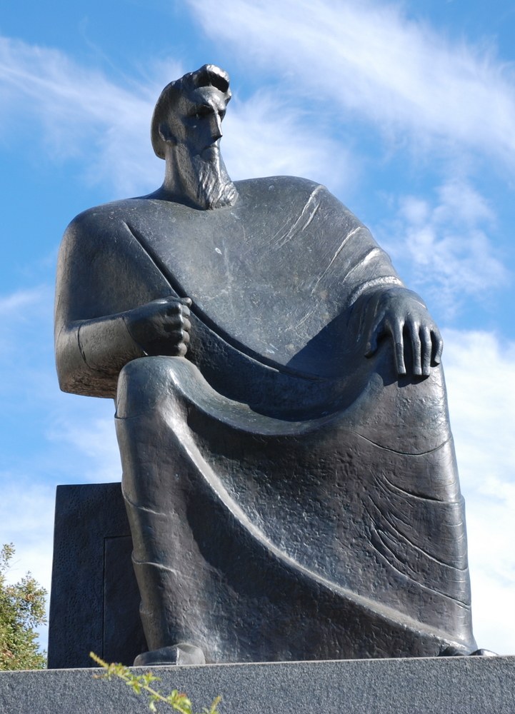 Statue de Petar Krešimir IV, Šibenik, Dalmatie centrale, Croatie.
