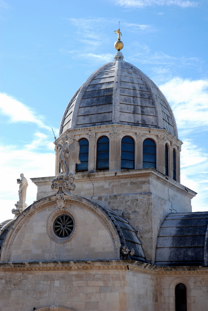 Cathédrale Saint-Jacques, Šibenik, Dalmatie centrale, Croatie.