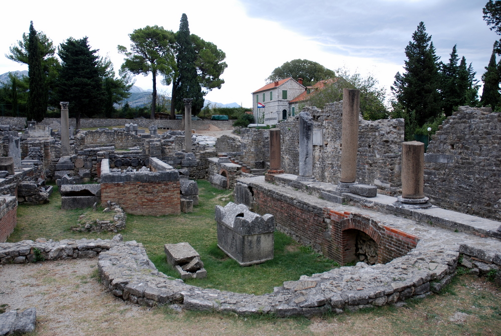 Site archéologique de Salona, Solin, Dalmatie centrale, Croatie.