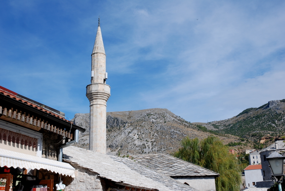 Vieux quartier de Mostar, Bosnie-Herzégovine.