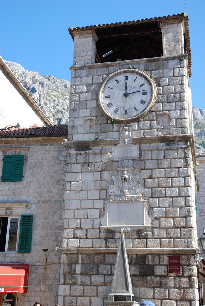Tour de l’horloge, Kotor, Monténégro.