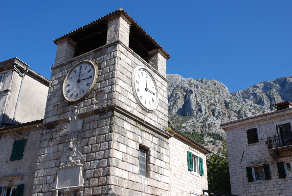 Tour de l’horloge, Kotor, Monténégro.