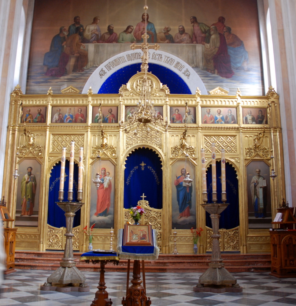 Église orthodoxe serbe de la Sainte-Trinité, Dubrovnik, Croatie.