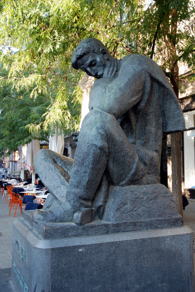  Statue de Nicolas Tesla, Zagreb, Croatie.