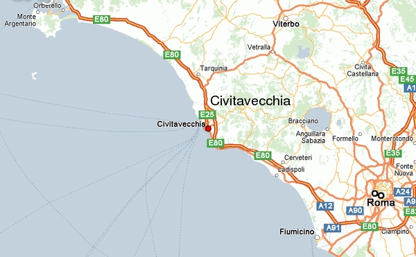 Civitavecchia, Latium, Italie.