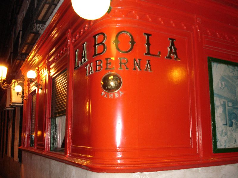 Le restaurant La Bola, Madrid, Espagne. 