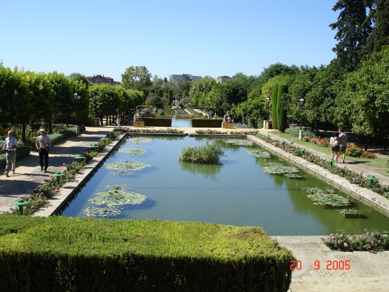 Cordoue - Jardins de l'Alcazar des Rois catholiques.