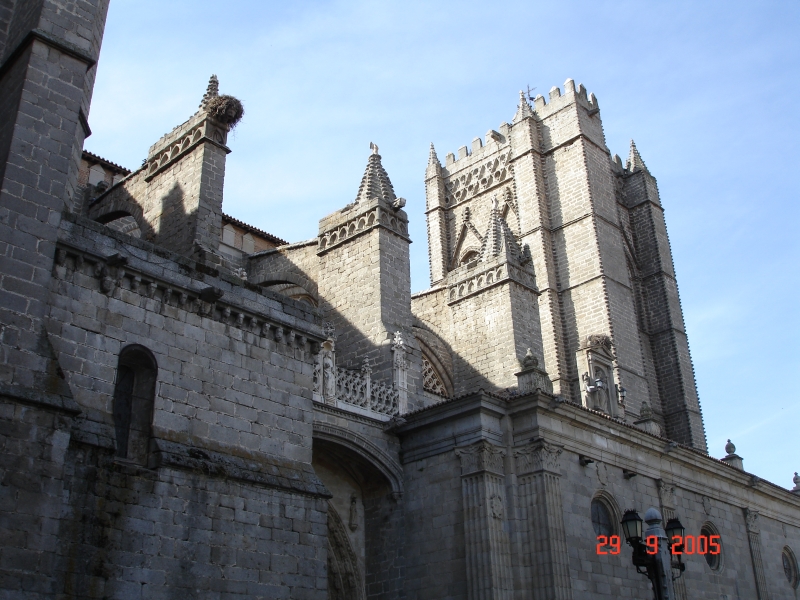 La Cathédrale d’Avila en Espagne. 