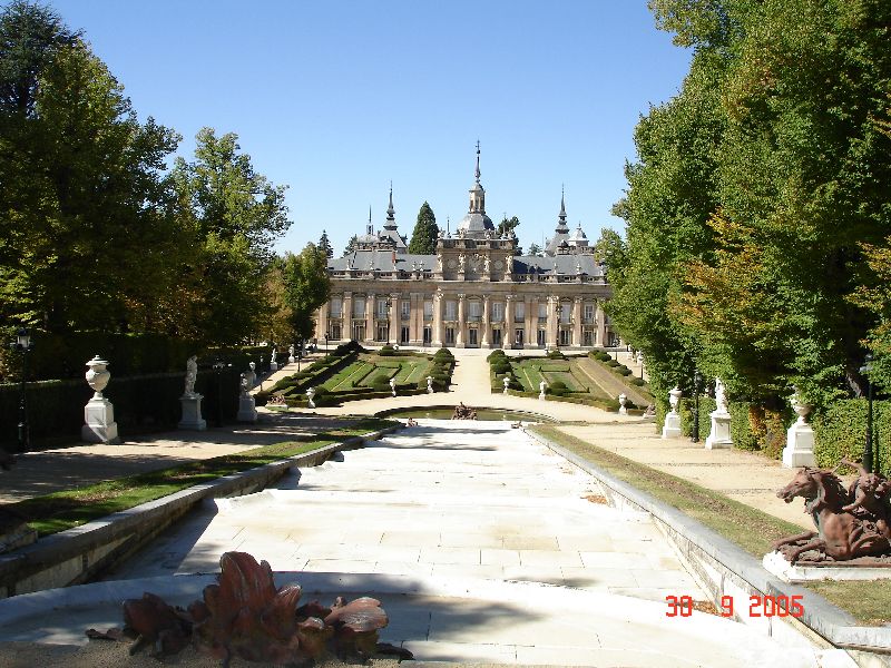 Le palais royal de la Granja de San Ildefonso, Espagne.