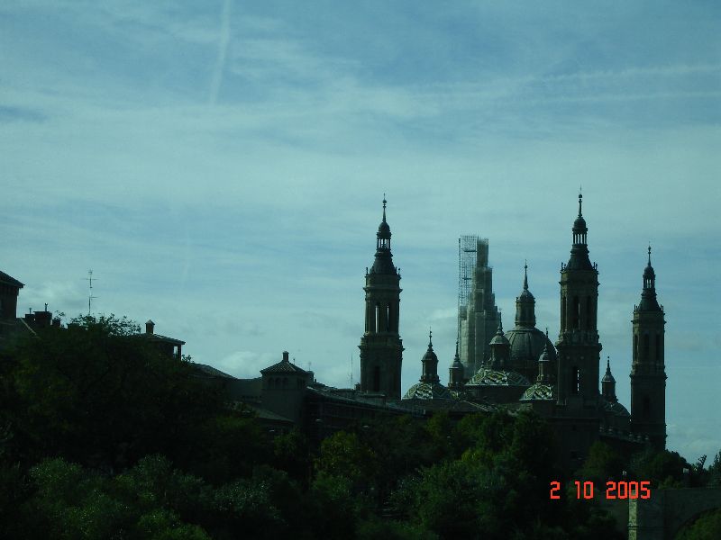 La Basilique Notre-Dame du Pilar, Zaragoza, Espagne.