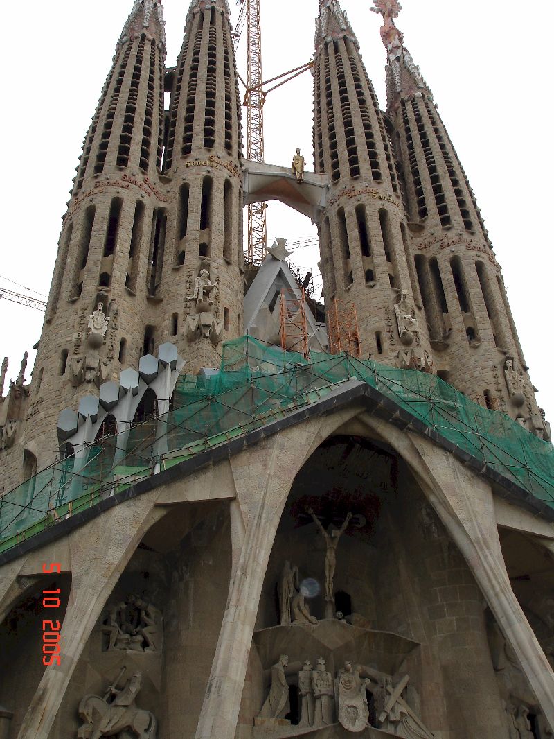 Sagrada Familia, Barcelone, Espagne.