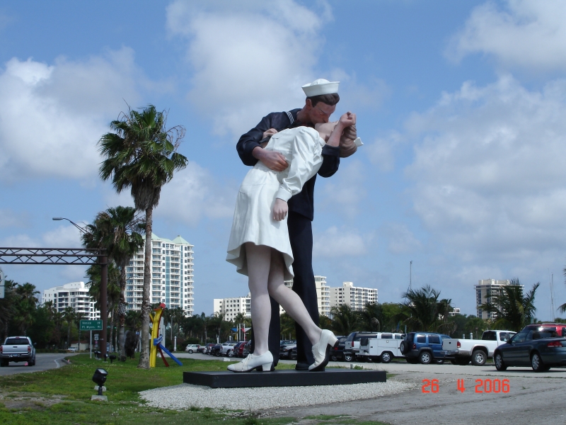 Le matelot et l'infirmière, Sarasota, Floride.