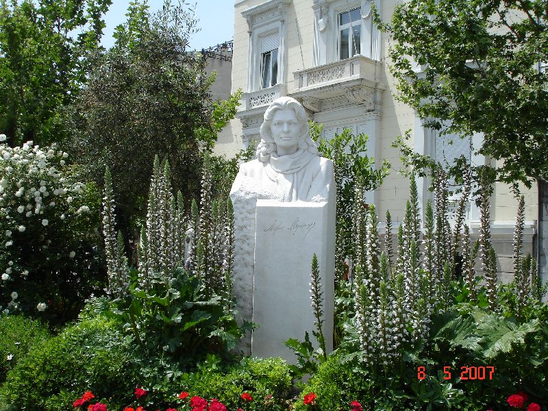 Statue de Melina Merkouri, Athènes, Grèce.