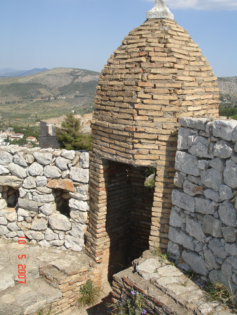 La citadelle de Palamidi, Nauplie, Grèce.