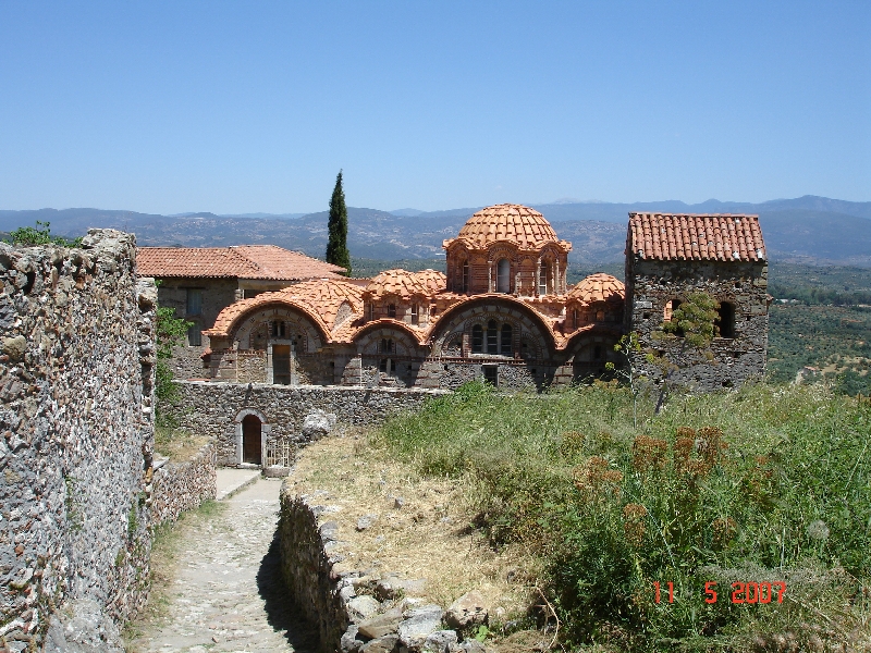 Monastère de Pantanassas à Mystra, Grèce.