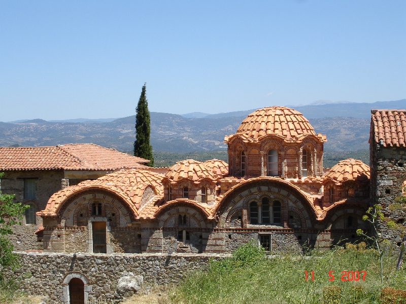 Monastère de Pantanassas à Mystra, Grèce.