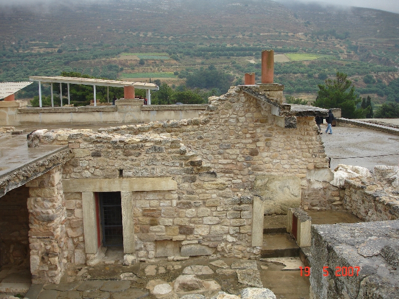 Site archéologique de Cnossos, Héraklion, Crète.